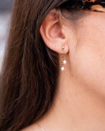 boucles d oreilles perles