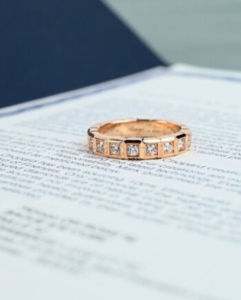 bague or rose certificat