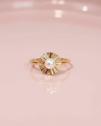 bague fond rose